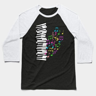 music notes piano Baseball T-Shirt